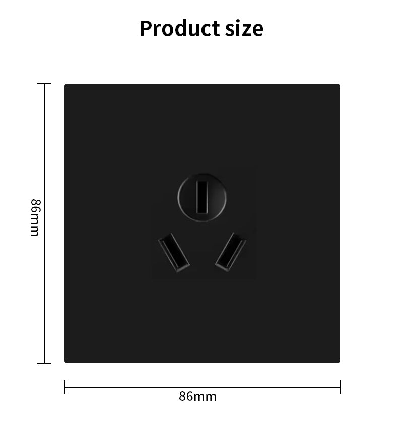 Anjielo 3-hole socket 16A zero live wire PC flame retardant material wireless connection ZigBee 3.0 socket