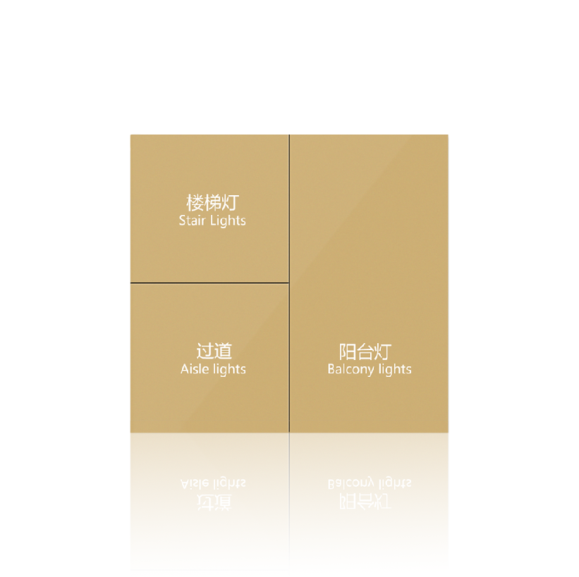 Anjielo compatible with Domotica remote automation control zero fire three button switch LCD touch WIFI and Homekit