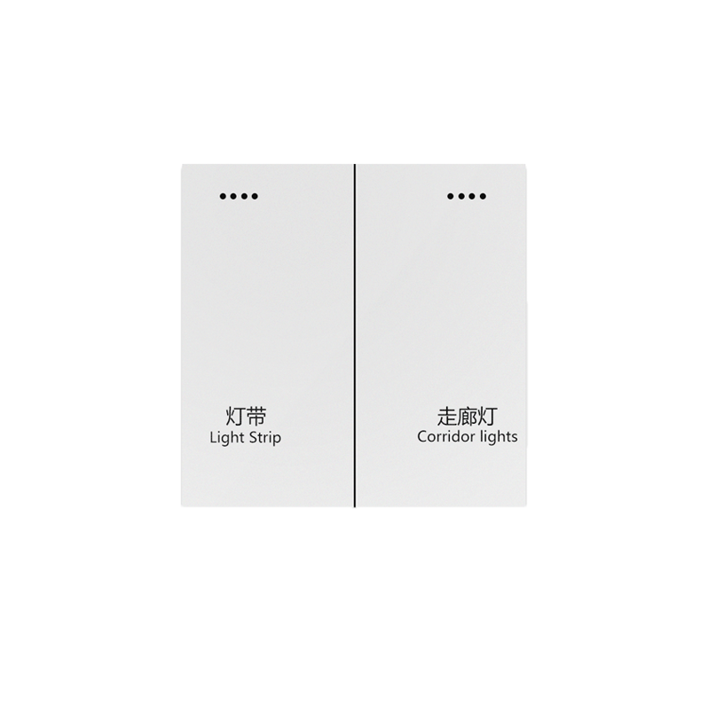 Anjielo smart two-button switch supports Zigbee capacitive touch multi-device linkage scenarios