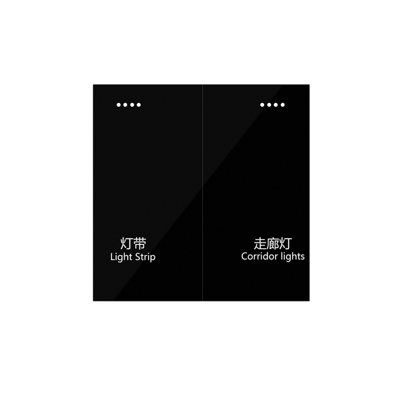 Anjielo smart two-button switch supports Zigbee capacitive touch multi-device linkage scenarios