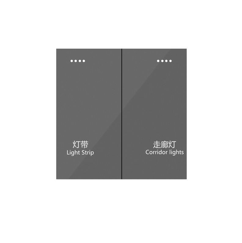 Anjielo smart two-button switch supports Zigbee capacitive touch multi-device linkage scenarios
