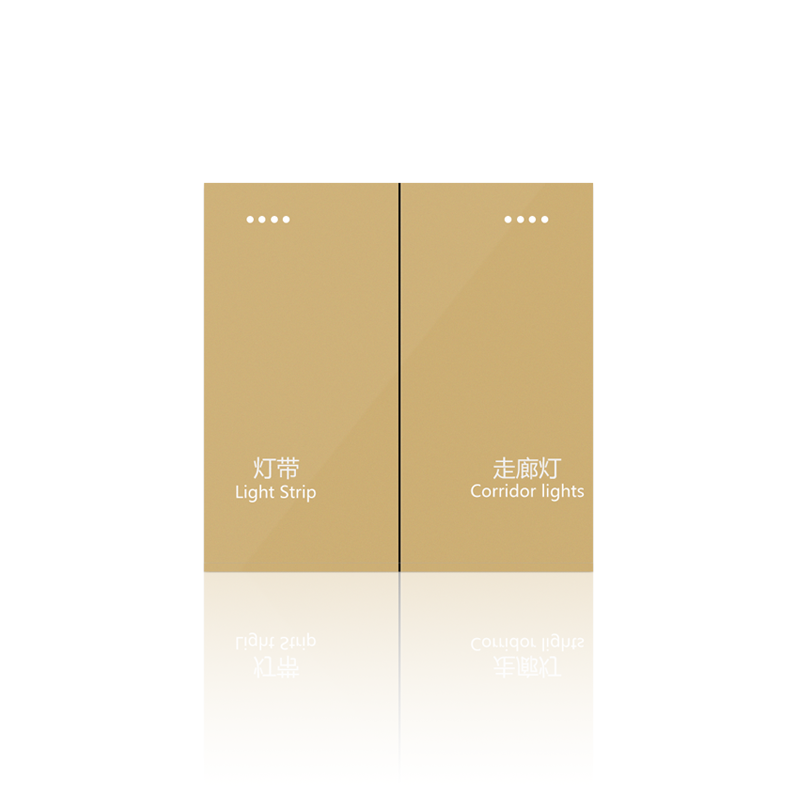 Anjielo smart two-button switch supports Zigbee capacitive touch multi-device linkage scenarios