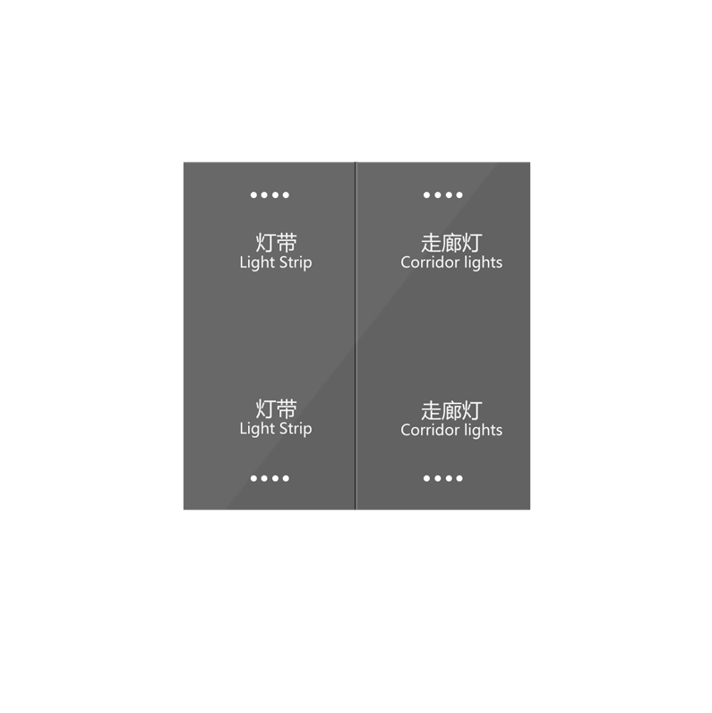 Anjielo intelligent multi-touch low power consumption machine Zigbee 3.0 four-button scene switch