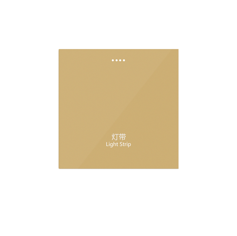 Anjielo Tuya smart ZigBee zero-fire single-button touch switch links home scene intelligence