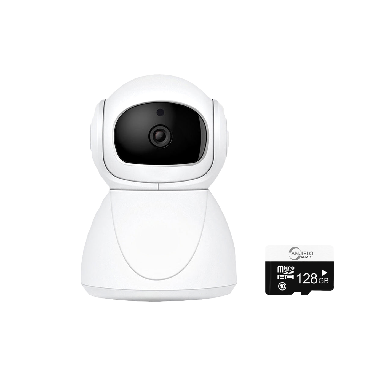 Anjielo Tuya 3MP 360 degree panoramic monitor two-way intercom mobile phone remote control WIFI wireless camera