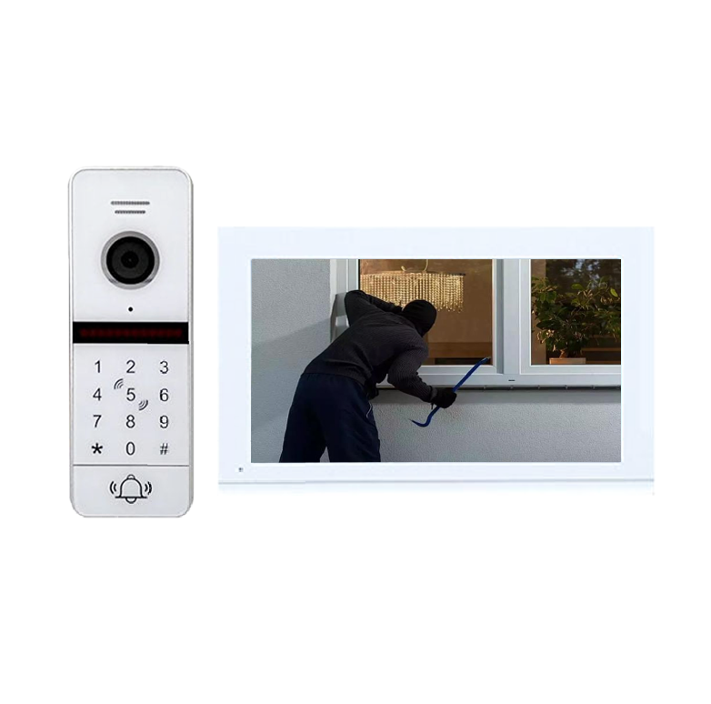 Anjielo 10 Inch Touch Screen 1080P HD Night Vision Doorbell Camera for Home Security Support Tuya Video Intercom System