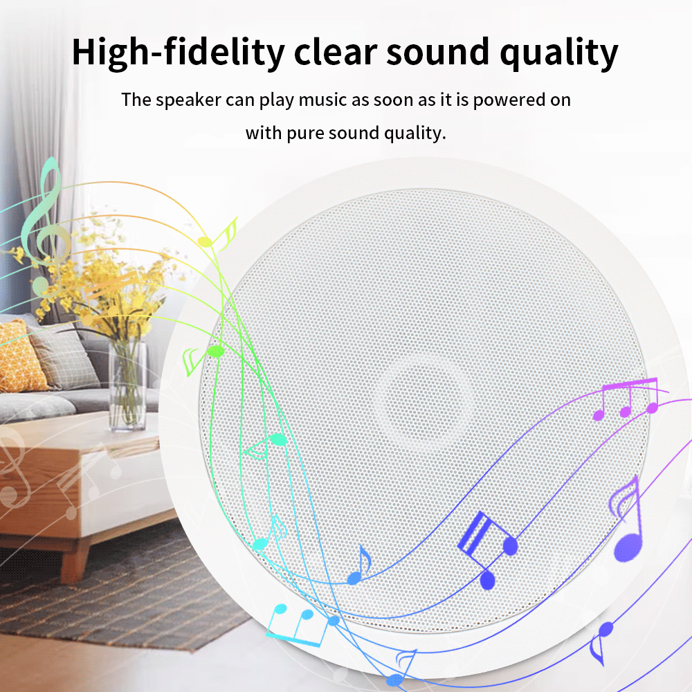 Anjielo Music speakers that can be connected to the smart central control panel