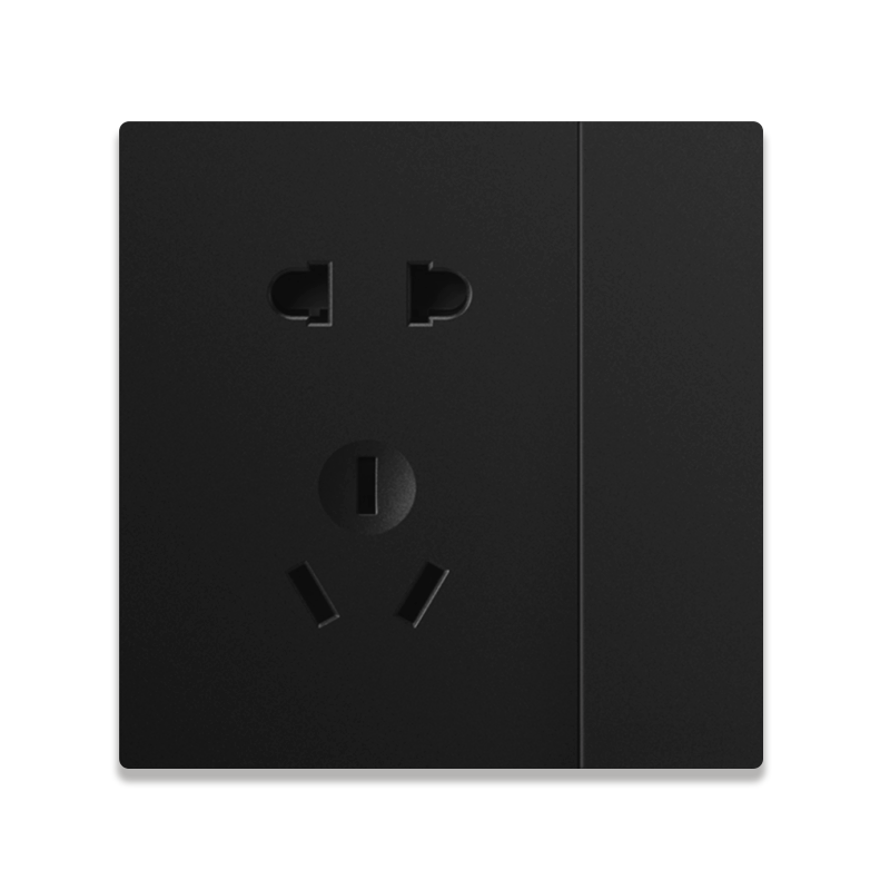 Anjielo five-hole socket with button supports zigbee3.0 zero-live wire PC flame retardant material smart socket