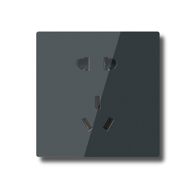 Anjielo smart five-hole socket ZigBee 3.0 wireless connection PC flame retardant material zero-live wire five-hole socket