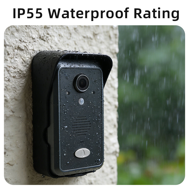 ANJIELOSMART TUYA WIFI HALOW Wireless VIDEO DOORBELL - Easy Install Video Intercom for Home, HD 1080p, Real-Time Alert, iOS/Android App