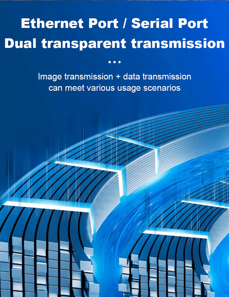ANJIELO enhanced version of the WIFI HALOW bridge at a distance of 3 km, with faster speeds and greater penetration