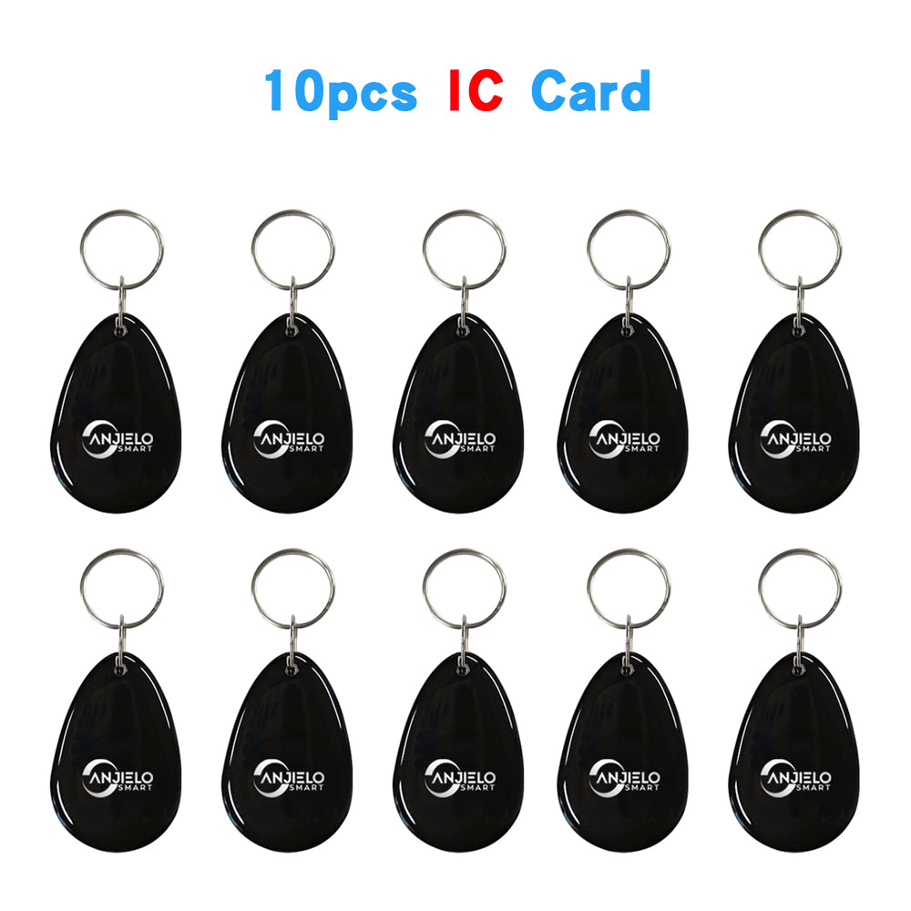Anjielo Black Access Card IC Card Or ID Card Video Intercom Accessories Custom Epoxy Cards