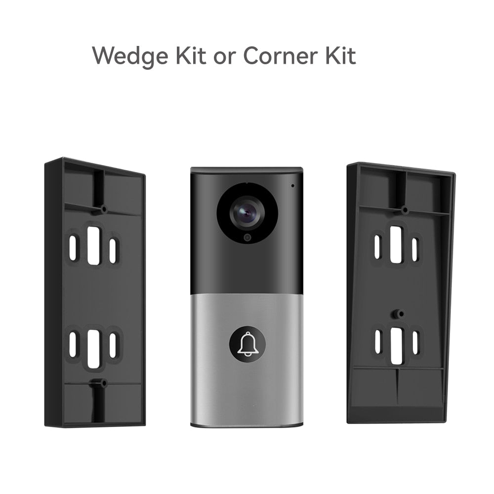 Anjielo 2.4Ghz Long Range Coverage 7 Inch HD 1080P Doorbell Wireless Video Intercom 2MP Door Phone Unlock Monitor 140° Home Security
