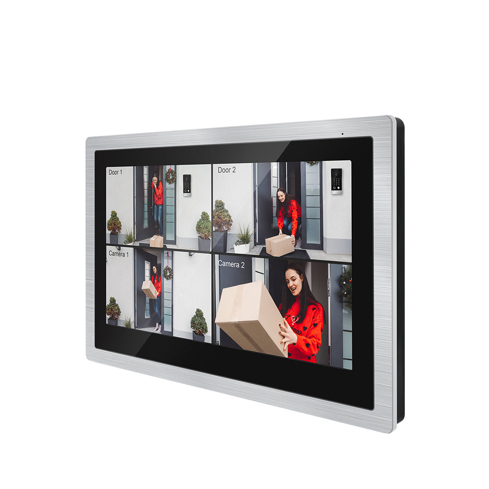 Anjielo Smart for Video Intercom System with Motion Detection iDVR 15.6 Inch Touch Screen Monitor