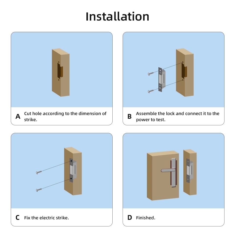 Anjielo Used for home door power control micro power intelligent door lock access control system