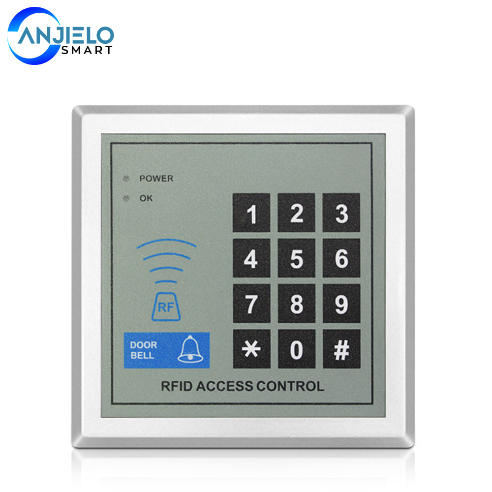 Anjielo Digital Password Access Control RFID Card Access Control System Kit Power Adapter Apartment Electronic Door Lock