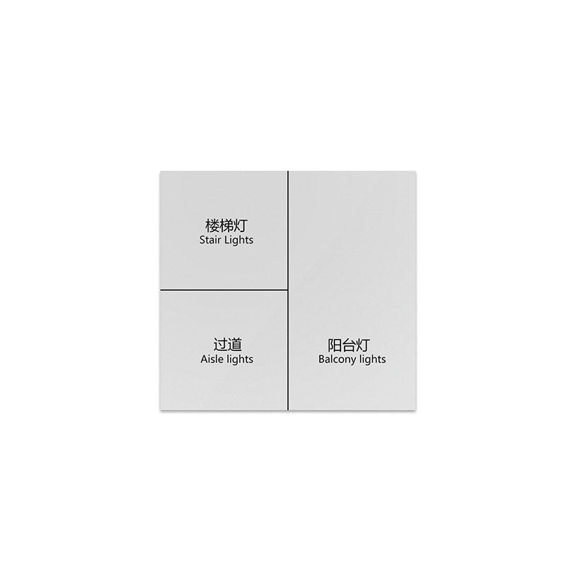 Anjielo compatible with Domotica remote automation control zero fire three button switch LCD touch WIFI and Homekit