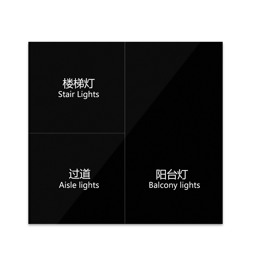 Anjielo compatible with Domotica remote automation control zero fire three button switch LCD touch WIFI and Homekit