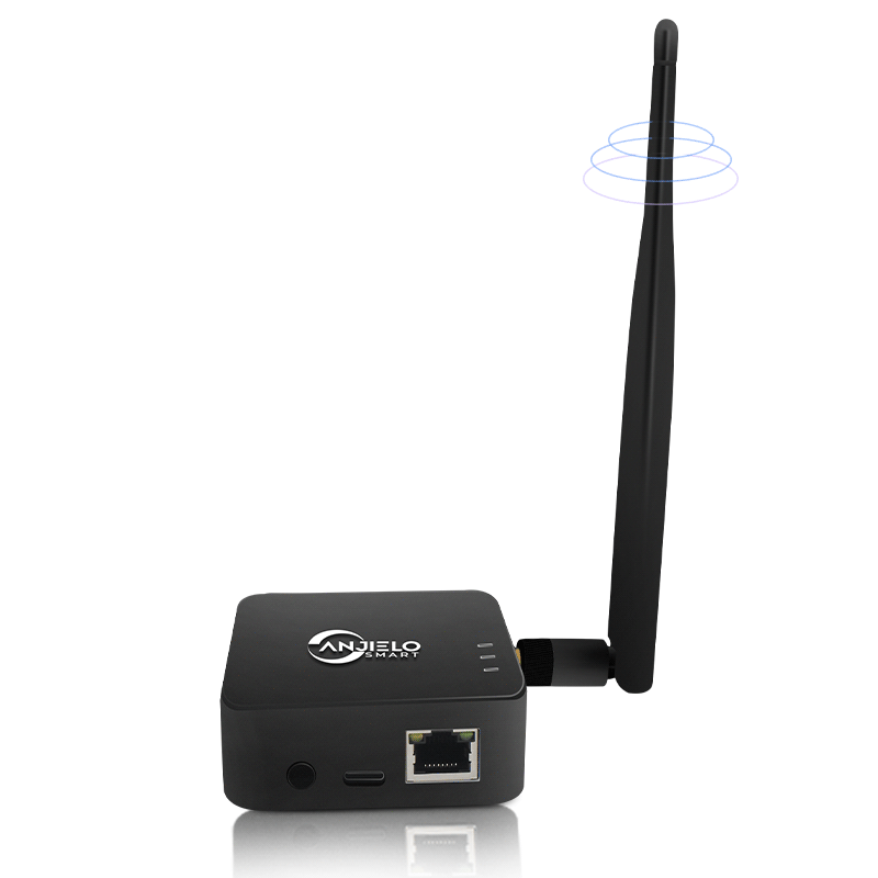 Anjielo 2025 two-piece WIFI HaLow bridge kit wireless access point outdoor maximum distance 1000 meters