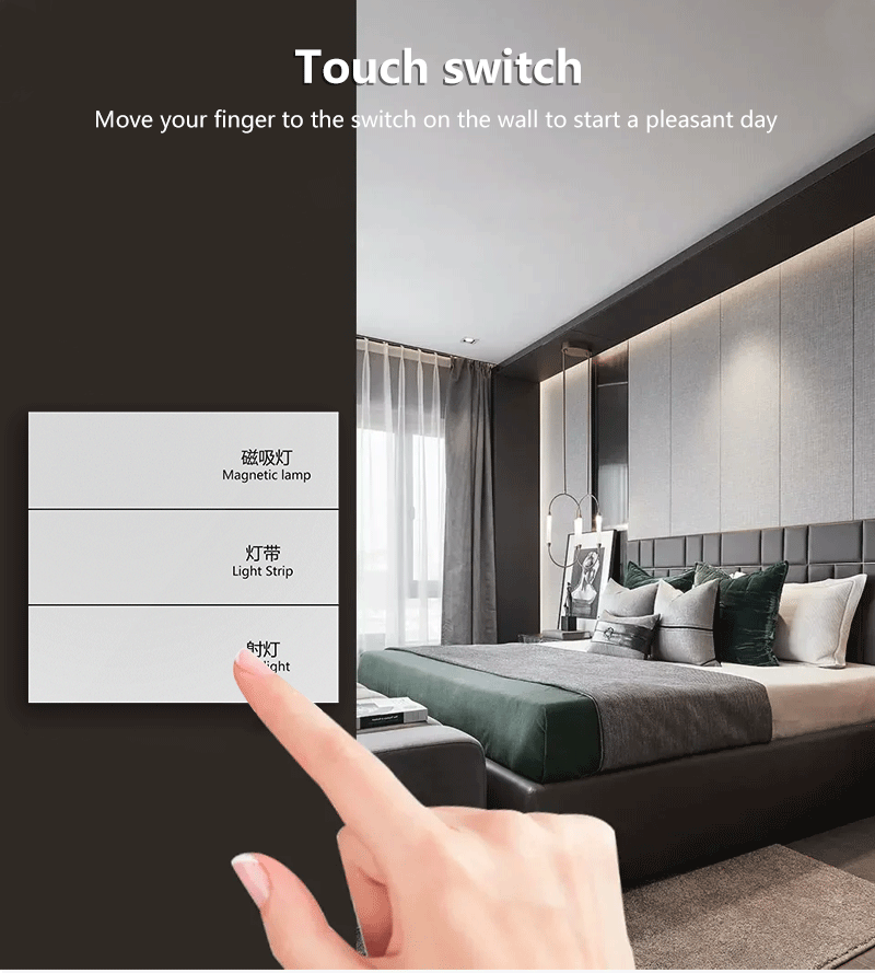 Anjielo Smart supports multi-device binding of lights/curtains/air conditioners and supports Tuya ZigBee three-button switch
