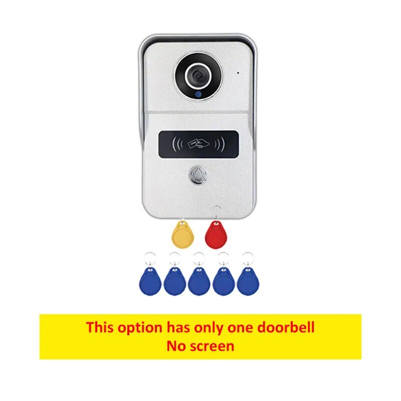 Anjielo 2MP 1080P 10-Inch IP Video Intercom Touch Screen Big Tuya Wireless Wifi POE Wired Doorbell for Villa Flat RFID Access Control