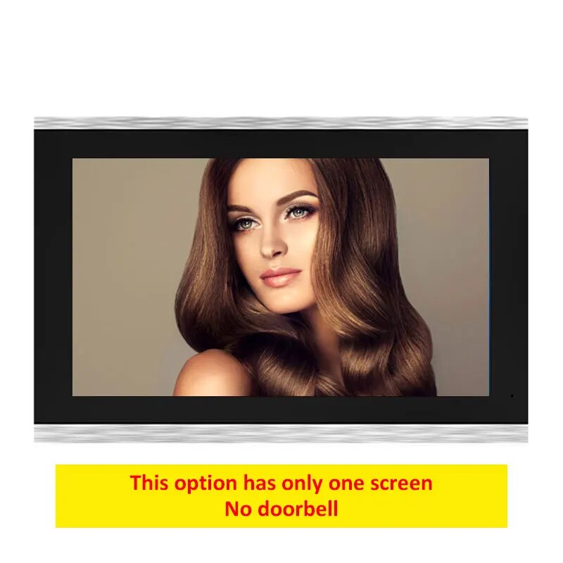 Anjielo 2MP 1080P 10-Inch IP Video Intercom Touch Screen Big Tuya Wireless Wifi POE Wired Doorbell for Villa Flat RFID Access Control