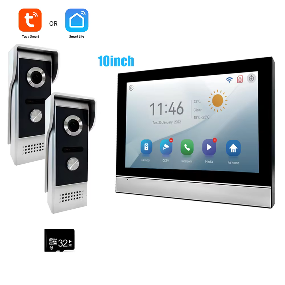 Anjielo Tuya Smart Video Intercom 1080P Security Wi-Fi Doorbell IP Camera with Motion Detection