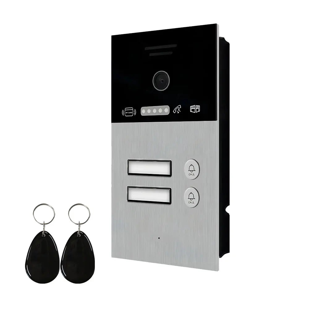 Anjielo Smart Tuya 7 Inch Wired Doorbell with Touch Screen Support IP Camera and Card Unlock