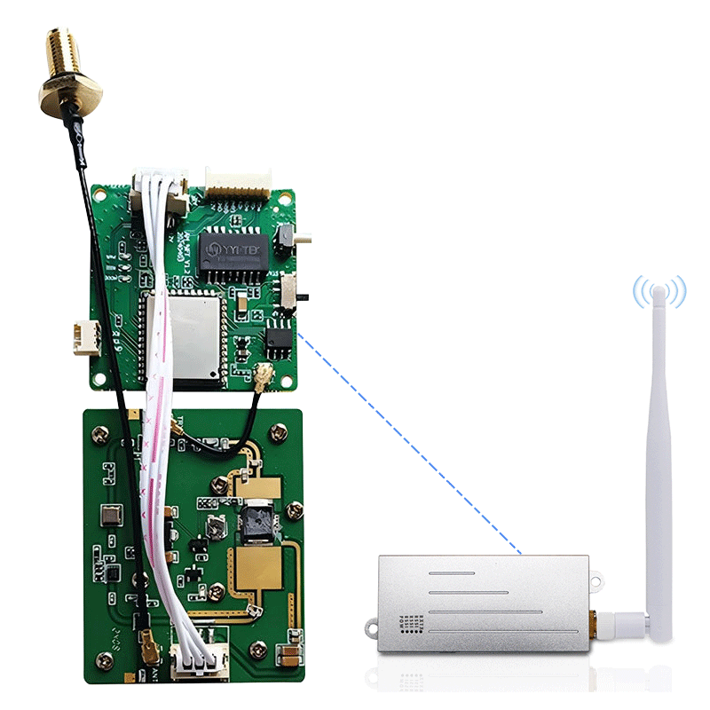 Anjielo WiFi HaLow 2W power amplifier graph data integrated module Plug and play UAV robot graph transmission module