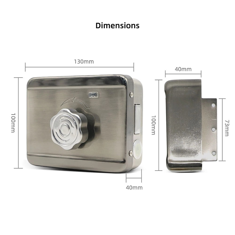 Anjielo Video Doorbell Intercom System IOS/Android Smartphone App Remote Control/Access Control Power/Electric Lock