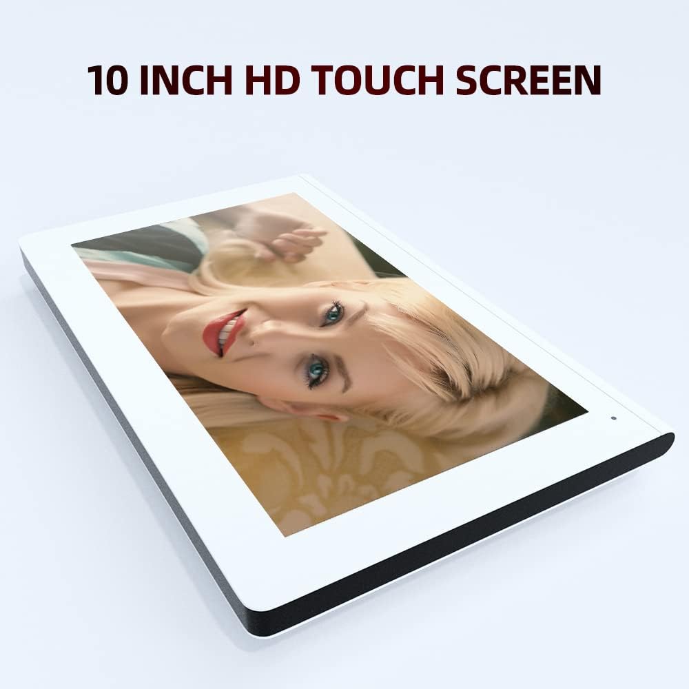 Anjielo 10 Inch Touch Screen 1080P HD Night Vision Doorbell Camera for Home Security Support Tuya Video Intercom System