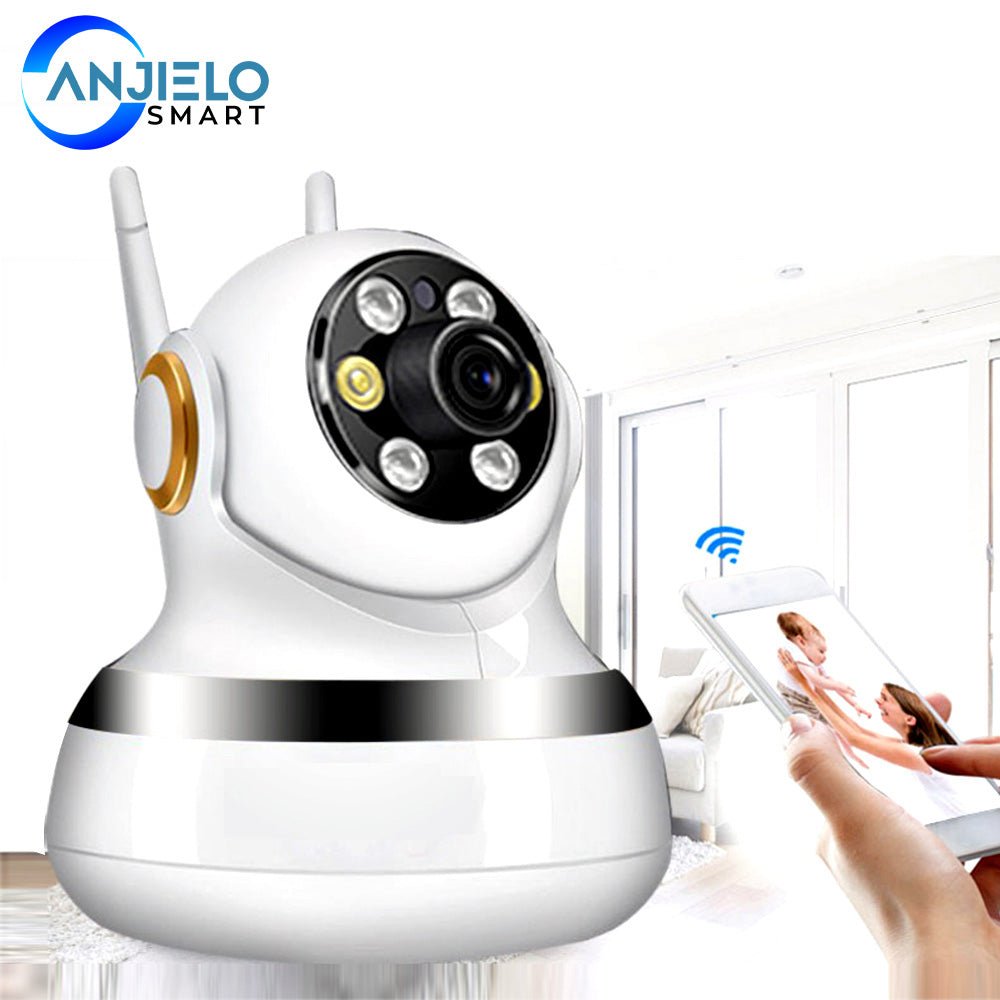 Anjielo 1080P Wireless HD Surveillance Camera APP Remote View Real-time Monitoring Home Security Monitoring System