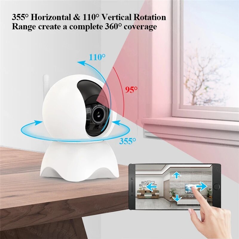 Anjielo WIFI Mini Monitor Camera Protection Security Video Surveillance Tuya Smart Camera Indoor IP Camera