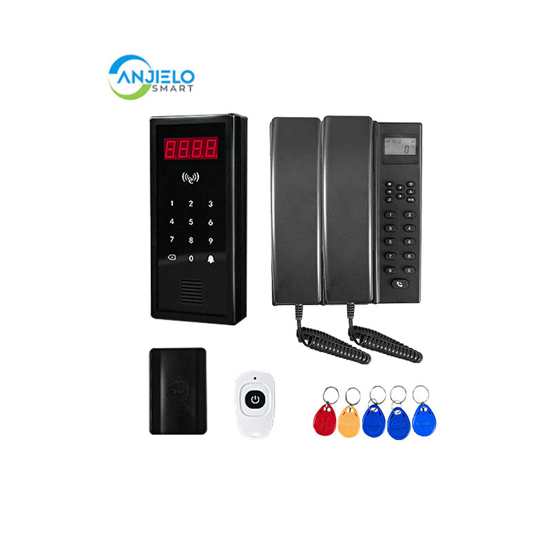 Anjielo two-way intercom wireless unlocking convenient support up to 9999 users wireless video intercom system