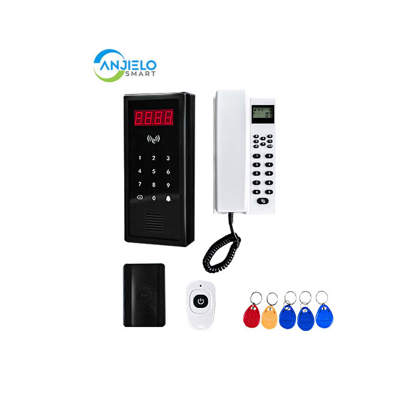 Anjielo two-way intercom wireless unlocking convenient support up to 9999 users wireless video intercom system