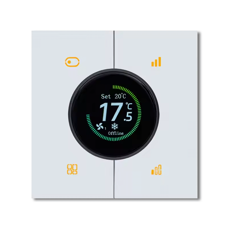 Anjielo Smart Digital Thermostat Tuya Zigbee Floor Heating Thermostat Knob Temperature Controller Room Shower Thermostats Gas Control
