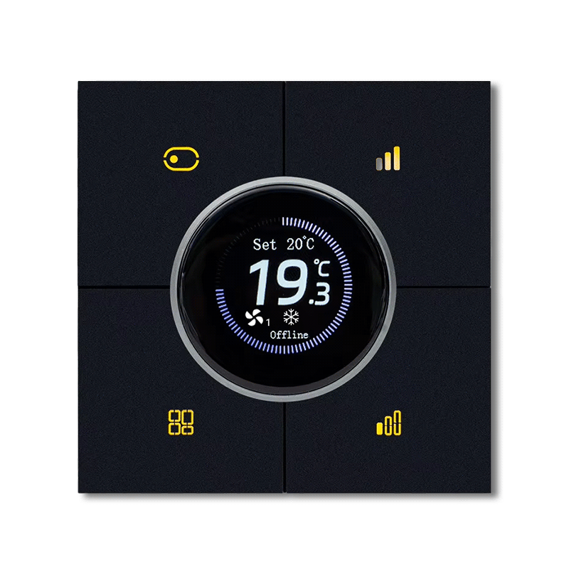 Anjielo Smart Digital Thermostat Tuya Zigbee Floor Heating Thermostat Knob Temperature Controller Room Shower Thermostats Gas Control
