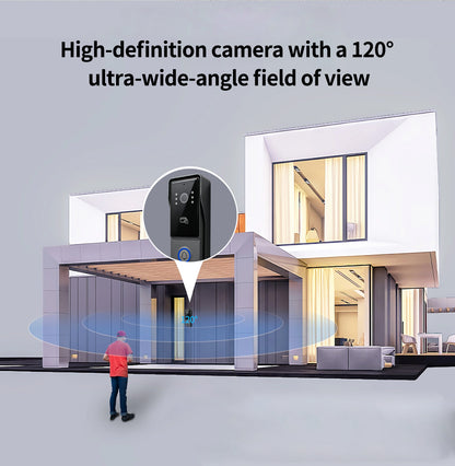 AnjieloSmart Latest Video Door Phone Access Control System - 1080P HD, IC Card & NFC Unlock, 7/10-inch Touchscreen Indoor Monitor, Tuya App Support