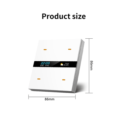 Anjielo 4-way composite switch scene linkage human body sensing radar Tuya smart composite switch supporting Zigbee wireless connection