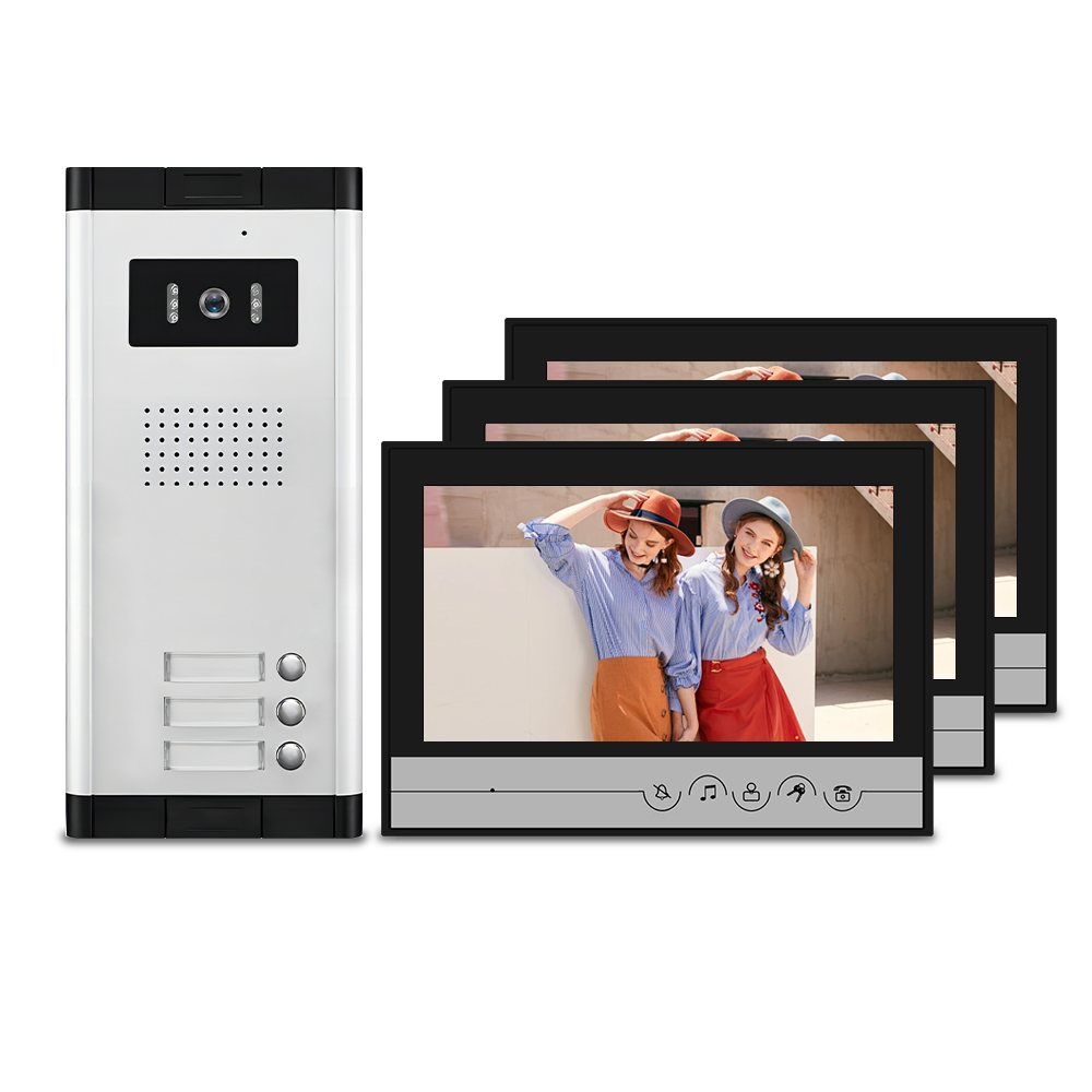 AnjieloSmart Tuya Wifi 9 inch Video Door Phone Intercom System for 2/3/4/5/6/8/10/12 Villa video Intercom