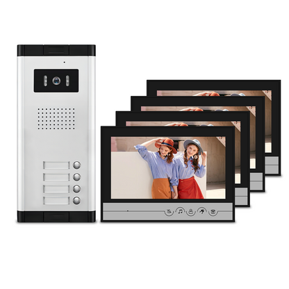 AnjieloSmart Tuya Wifi 9 inch Video Door Phone Intercom System for 2/3/4/5/6/8/10/12 Villa video Intercom