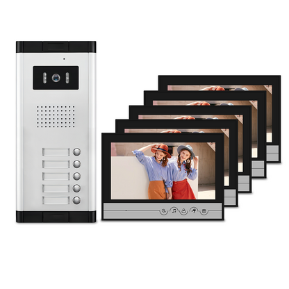 AnjieloSmart Tuya Wifi 9 inch Video Door Phone Intercom System for 2/3/4/5/6/8/10/12 Villa video Intercom