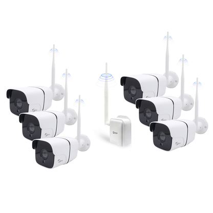 Anjielo 1000m long range night Vision WIFI camera device Smart home security and protection 2 megapixel Tuya WIFI HaLow webcam