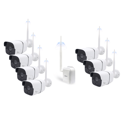 Anjielo 1000m long range night Vision WIFI camera device Smart home security and protection 2 megapixel Tuya WIFI HaLow webcam
