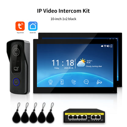 Anjielo Smart Tuya IP HD Video Intercom Doorbell System for Villa Home Access Control