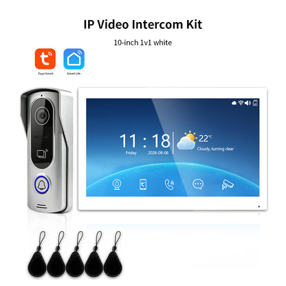 Anjielo Smart Tuya IP HD Video Intercom Doorbell System for Villa Home Access Control