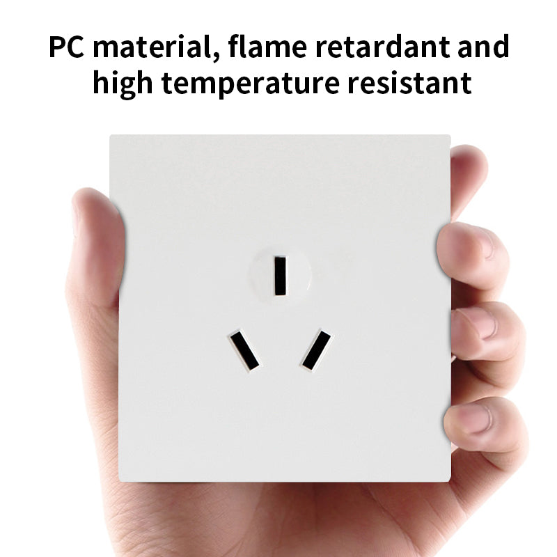 Anjielo 3-hole socket 16A zero live wire PC flame retardant material wireless connection ZigBee 3.0 socket