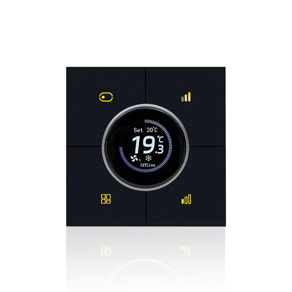 Anjielo Smart Digital Thermostat Tuya Zigbee Floor Heating Thermostat Knob Temperature Controller Room Shower Thermostats Gas Control