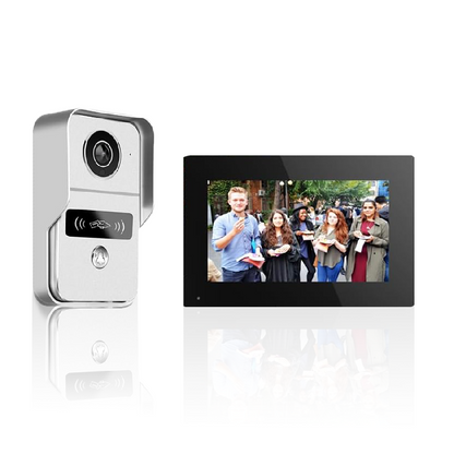 Anjielo Smart TUYA Wired Video Doorbell Apartment Intercom Touch Monitor System, 1080P for Home Security WiFi Smart Home Video Intercom Door Phone Kit