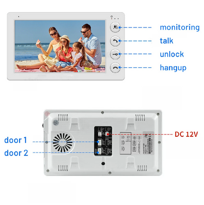 Anjielo Seamless Building Communication Real-time Monitoring 7-inch Display Smart Building Video Intercom